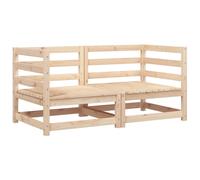 Vidaxl Sofás Esquineros Jardín 2 Uds Madera Pino Impregnada Pino Natural Natural pine