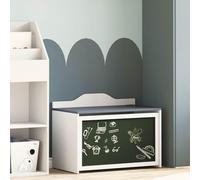 vidaXL - Solución de almacenamiento infantil creativa, ROROS, gris y blanco, material de madera