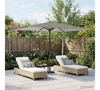 vidaXL Sombrilla de jardín 200 x 300 cm Poliéster Rectangular