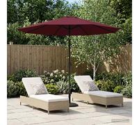 vidaXL Sombrilla de jardín 230 x 230 cm Poliéster Rectangular