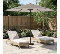 vidaXL Sombrilla de jardín 230 x 230 cm Poliéster Rectangular