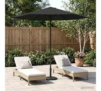vidaXL Sombrilla de jardín 230 x 230 cm Poliéster Rectangular