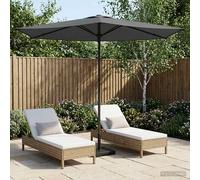 vidaXL Sombrilla de jardín 270 x 270 cm Poliéster Rectangular
