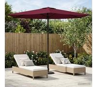 vidaXL Sombrilla de jardín 270 x 270 cm Poliéster Rectangular