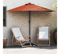 vidaXL Sombrilla de jardín 294 x 150 x 224 cm Poliéster y Acero
