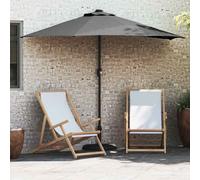 vidaXL Sombrilla de jardín 294 x 150 x 224 cm Poliéster y Acero