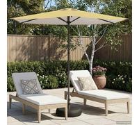 vidaXL Sombrilla de jardín Rectangular 2,7 x 2,7 m Poliéster