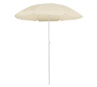 vidaXL Sombrilla de Playa Parasol Paraguas Refugio Solar Patio Jardín Exterior