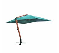 vidaXL Sombrilla flotante Melia verde 300x400 cm