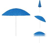 vidaXL Sombrilla hawaiana azul, 300 cm - Sombrillas y protección solar