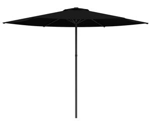 vidaXL Sombrilla para jardín, 300 x 300 cm, poliéster, rectangular, negra