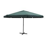 vidaXL Sombrilla Parasol para Jardín Patio Terraza Protección UV Aluminio 500 cm Verde