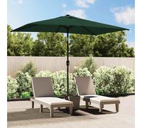 vidaXL Sombrilla rectangular verde 200x300 cm