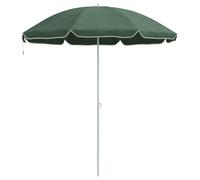 vidaXL Sombrilla de jardín Poliéster 170T Verde