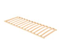 vidaXL Somier de lamas Marrón 70 x 190 cm Madera de Haya Sólida