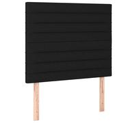 vidaXL Somier de láminas cabeza y pie ajustables 13 listones 70x200 cm Negro 90 x 200 cm
