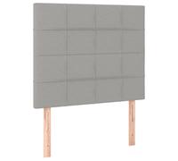 vidaXL Somier de láminas con 28 listones de 7 regiones 70x200 cm Gris 90 x 200 cm