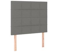 vidaXL Somier de láminas con 28 listones de 7 regiones 80x200 cm Gris 90 x 200 cm