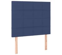 vidaXL Somier de láminas con 42 listones de 7 regiones 90x200 cm Azul 100 x 200 cm