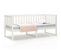 vidaXL Somier diario sin colchón, blanco, 80x200 cm, madera maciza de pino