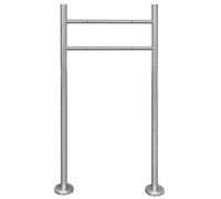 vidaXL Soporte de acero inoxidable para buzón de exterior