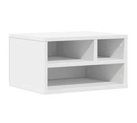 vidaXL Soporte de Impresora Madera ingeniería Blanco 40x32x22,5 cm