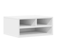 vidaXL Soporte de Impresora Madera ingeniería Blanco 49x40x22,5 cm