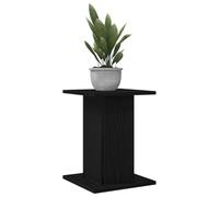 vidaXL Soporte de Plantas 2 pcs Roble Negro 30 x 30 x 40 cm, Soporte para Plantas de jardín y terraza, Moderno para Interior y Exterior, Resistente para casa y Sala de Estar