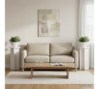 vidaXL Soporte de plantas 2 uds. Brillante 29,5 x 29,5 x 60 cm