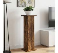 vidaXL Soporte de plantas 2 uds. Roble Ahumado 30,5 x 30 x 100,5 cm
