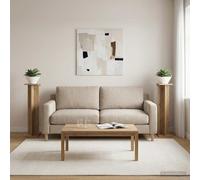 vidaXL Soporte de plantas 2 uds. Roble artisan 25 x 25,5 x 100,5 cm