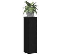vidaXL Soporte de plantas Estante alto moderno 2 piezas Roble Negro 17x17x60 cm