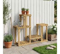 vidaXL Soporte de plantas Blanco 90 x 25 x 73 cm