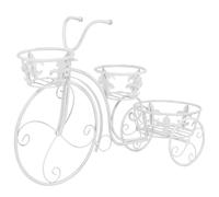vidaXL Soporte de plantas con forma de bicicleta metal estilo vintage