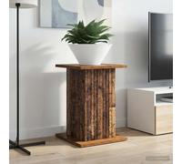 vidaXL Soporte de plantas Madera envejecida 30,5 x 30 x 43 cm