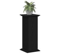 vidaXL Soporte de plantas Roble Negro 33 x 33 x 80 cm – Moderno y resistente