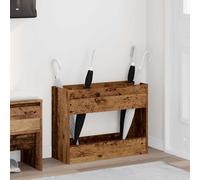 vidaXL Soporte de Sombrilla Madera vieja 65 x 24 x 50 cm
