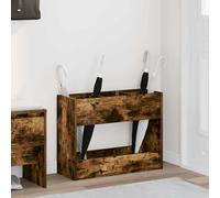 vidaXL Soporte de Sombrilla Roble ahumado 65 x 24 x 50 cm