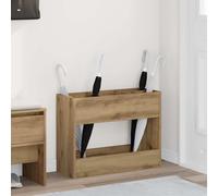 vidaXL Soporte de Sombrilla Roble artisan 65 x 24 x 50 cm