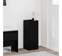 vidaXL Soporte de Sombrilla Roble Negro 25 x 24,5 x 64 cm