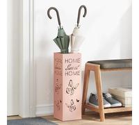 vidaXL Soporte de Sombrilla Rosa 15,5 x 15,5 x 49 cm Metal