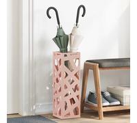 vidaXL Soporte de Sombrilla Rosa 15,5 x 15,5 x 49 cm Metal