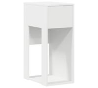 vidaXL Soporte de torre para computadora, madera de ingeniería, 30 x 44 x 74 cm, blanco, espacio de oficina