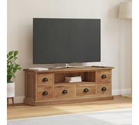 vidaXL Soporte de TV 110 x 30 x 40 cm Natural Madera de teca maciza
