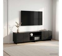 vidaXL Soporte para TV de 179,5 x 34,5 x 40 cm, color negro
