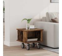 vidaXL Soporte de TV 37 x 35 x 35 cm Madera vieja Madera de ingeniería