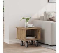 vidaXL Soporte de TV 37 x 35 x 35 cm Roble artisan