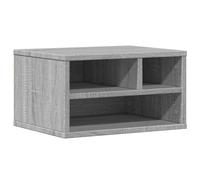 vidaXL Soporte Impresora Madera ingeniería Gris Sonoma 40x32x22,5 cm
