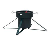 vidaXL Soporte para Árbol de Navidad Adorno Decoración Navideña Sostenedor Fiestas Festividades Casa Rústico Fuerte Robusto Negro 46x46x19 cm