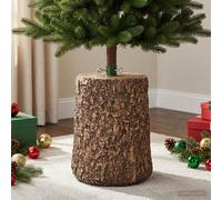 vidaXL Soporte para árbol de Navidad con forma de tronco